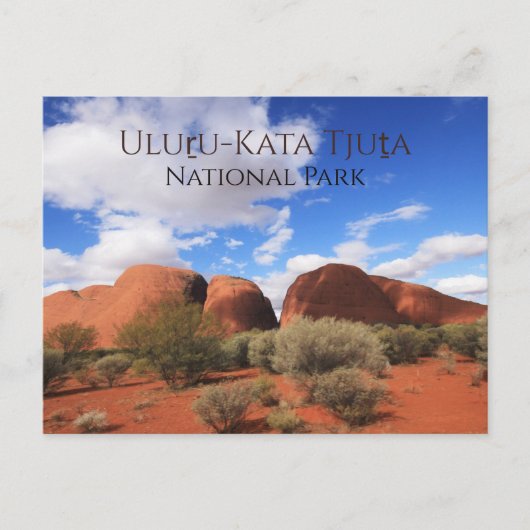 Kata Tujuta, Olgas, Uluru-Kata Tjuta NP Postkarte (Vorderseite)