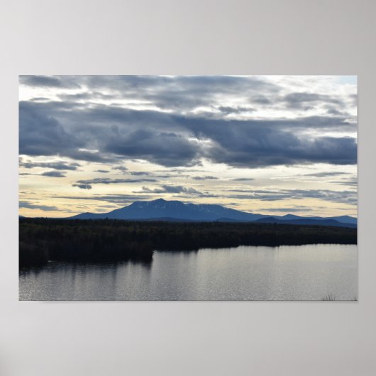 Katahdin; Aroostook Landkreis Maine Poster (Vorne)