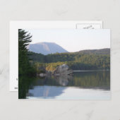 Katahdin aus dem Rainbow Lake Postkarte (Vorne/Hinten)