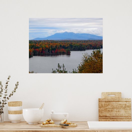 Katahdin im Herbstposter Poster (Küche)