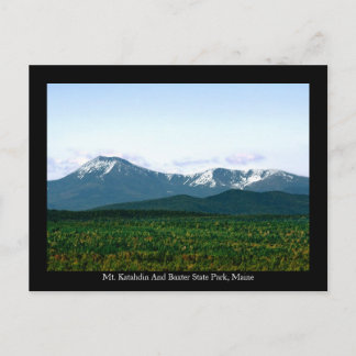 Katahdin Maine Postkarte
