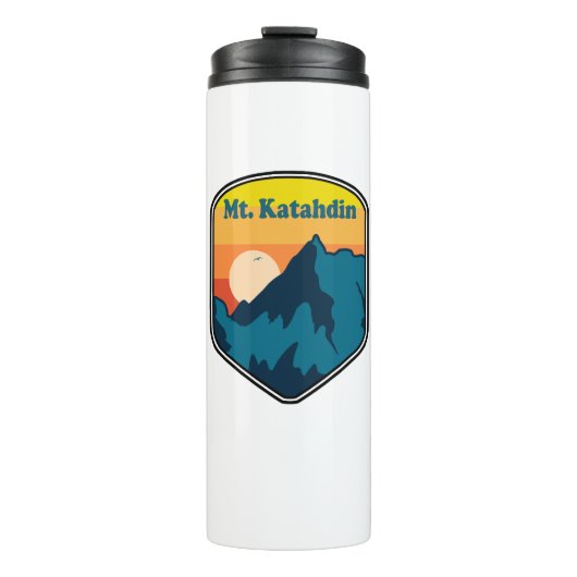 Katahdin Maine Sunrise Thermosbecher (Vorderseite)