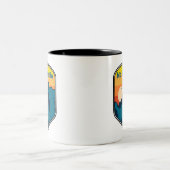 Katahdin Maine Sunrise Zweifarbige Tasse (Mittel)