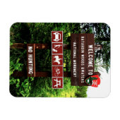 Katahdin Woods and Waters Eintrittszeichen Magnet (Horizontal)