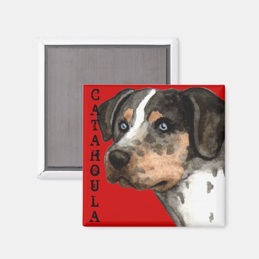 Katahoula-Farbblock Magnet (Vorderseite/Rückseite)