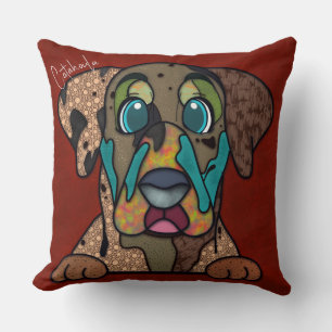 Katahoula, handgemalt kissen