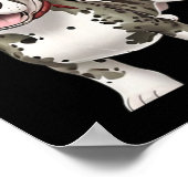 Katahoula Leopard Hund Rasse Graphic Poster (Ecke)