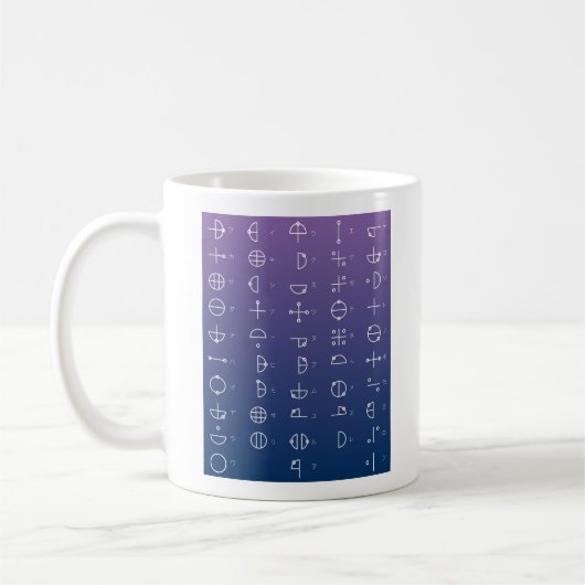 Katakamuna Chart Kaffeetasse (Links)