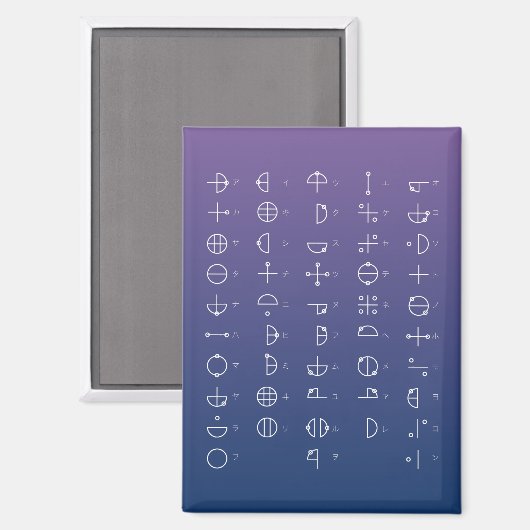 Katakamuna Chart Magnet (Vorderseite/Rückseite)