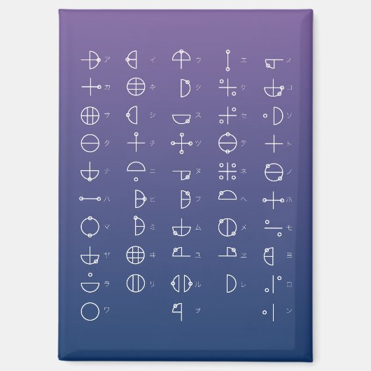Katakamuna Chart Magnet (Vorderseite)
