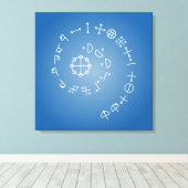 Katakamuna Power verses 6. Leinwanddruck (Insitu (Holzboden))