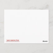 Katakana Chart Postcard Postkarte (Rückseite)