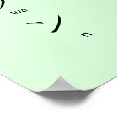 Katakana mit Romaji lernen japanische Charaktere Poster (Ecke)