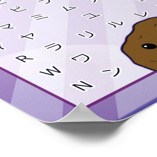 Katakana Poster (Ecke)