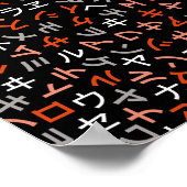 Katakana Poster (Ecke)