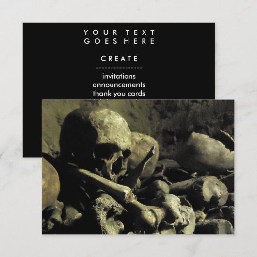 Katakomben Einladung (Vorne/Hinten)