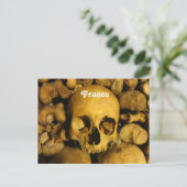 Katakomben in Frankreich Postkarte (Stehend Vorderseite)