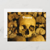Katakomben in Frankreich Postkarte (Vorne/Hinten)