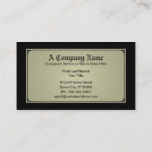 Katakombenknochen Visitenkarte (Rückseite)