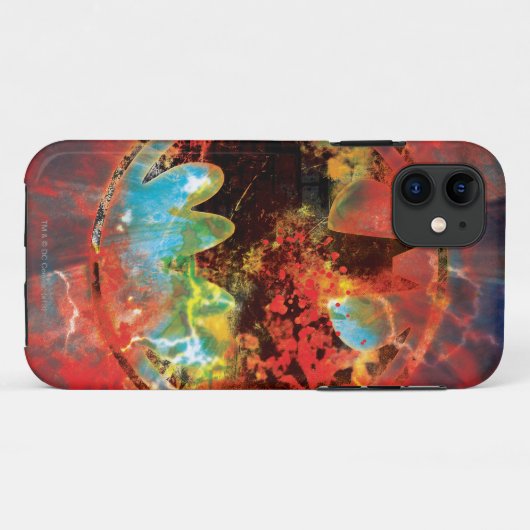 Katakuläres BAT-Logo Case-Mate iPhone Hülle (Rückseite (Horizontal))