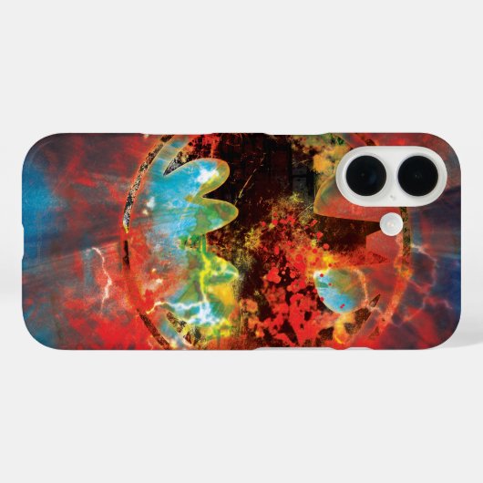 Katakuläres BAT-Logo Case-Mate iPhone Hülle (Rückseite (Horizontal))