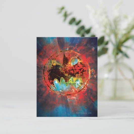 Katakuläres BAT-Logo Postkarte (Stehend Vorderseite)