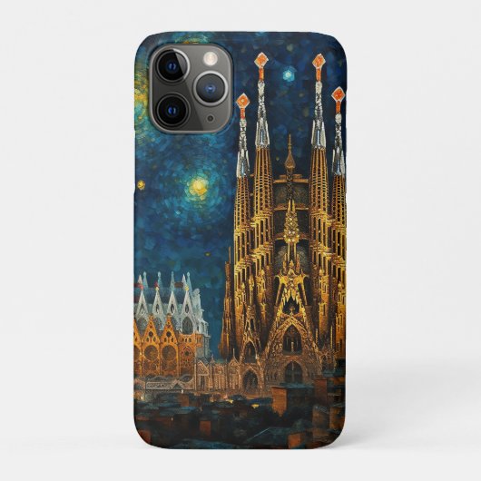 Katalan Starry Night | Gaudí Meets Van Gogh Case-Mate iPhone Hülle (Rückseite)