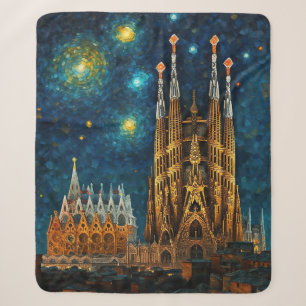 Katalan Starry Night Gaudí Meets Van Gogh Sherpadecke