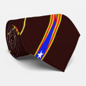 Katalanisch stripes Flagge Krawatte (Gerollt)