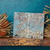 Katalanische Atlas: Einzelheiten zu Nordafrika und Fotoplatte (Seite)