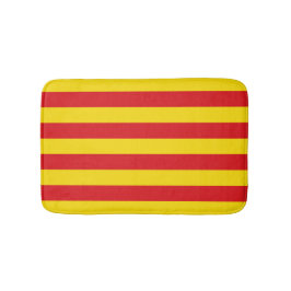 Katalanische Flagge Badematte