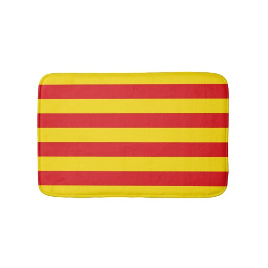 Katalanische Flagge Badematte (Vorderseite)
