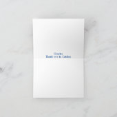 Katalanische Flagge Danke Karte (Innenseite)