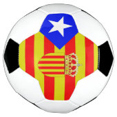 Katalanische Flagge Fußball (Gedreht)