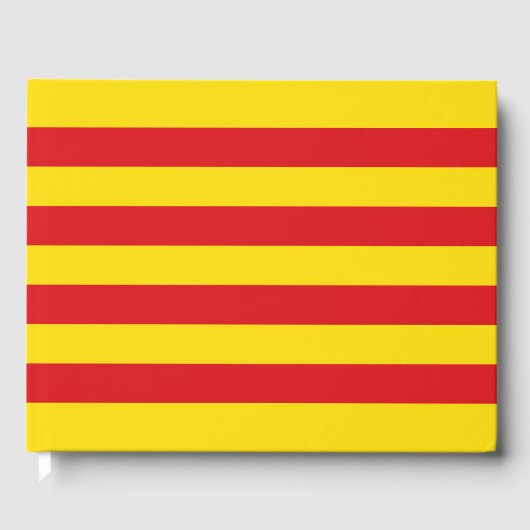 Katalanische Flagge Gästebuch (Vorderseite)