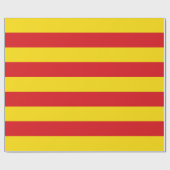 Katalanische Flagge Geschenkpapier (Flach)