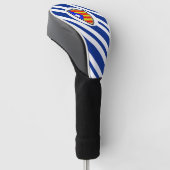 Katalanische Flagge Golf Headcover (angewinkelt)