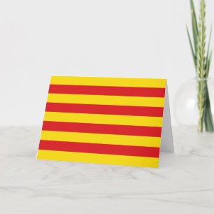 Katalanische Flagge (Katalonien) Karte
