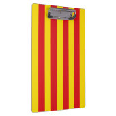 Katalanische Flagge (Katalonien) Klemmbrett (Rechts)