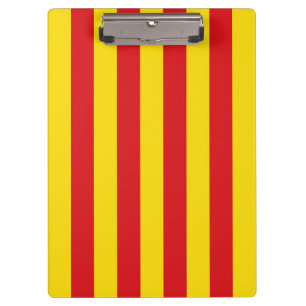Katalanische Flagge (Katalonien) Klemmbrett