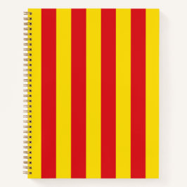 Katalanische Flagge (Katalonien) Notizblock