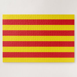 Katalanische Flagge (Katalonien) Puzzle