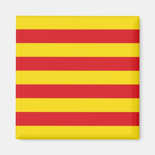 Katalanische Flagge Magnet (Vorne)