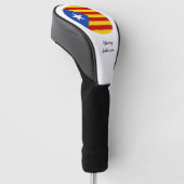 Katalanische Flagge, Mit Monogramm Golfplätze Cove Golf Headcover (angewinkelt)