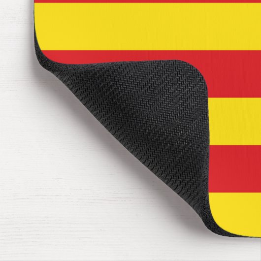Katalanische Flagge Mousepad (Ecke)