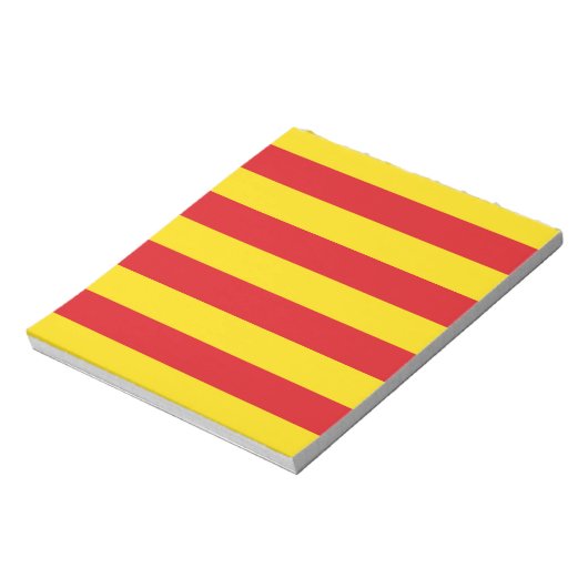 Katalanische Flagge Notizblock (Rotiert)
