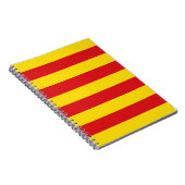 Katalanische Flagge Notizblock (Rechte Seite)