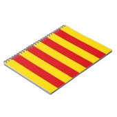 Katalanische Flagge Notizblock (Linke Seite)