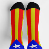 Katalanische Flagge Socken (Oben)
