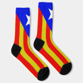 Katalanische Flagge Socken (Rechts)